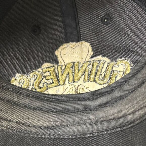 Guinness Hat Cap Black Baseball Adjustable w/Bottle Opener One Size - Picture 7 of 7